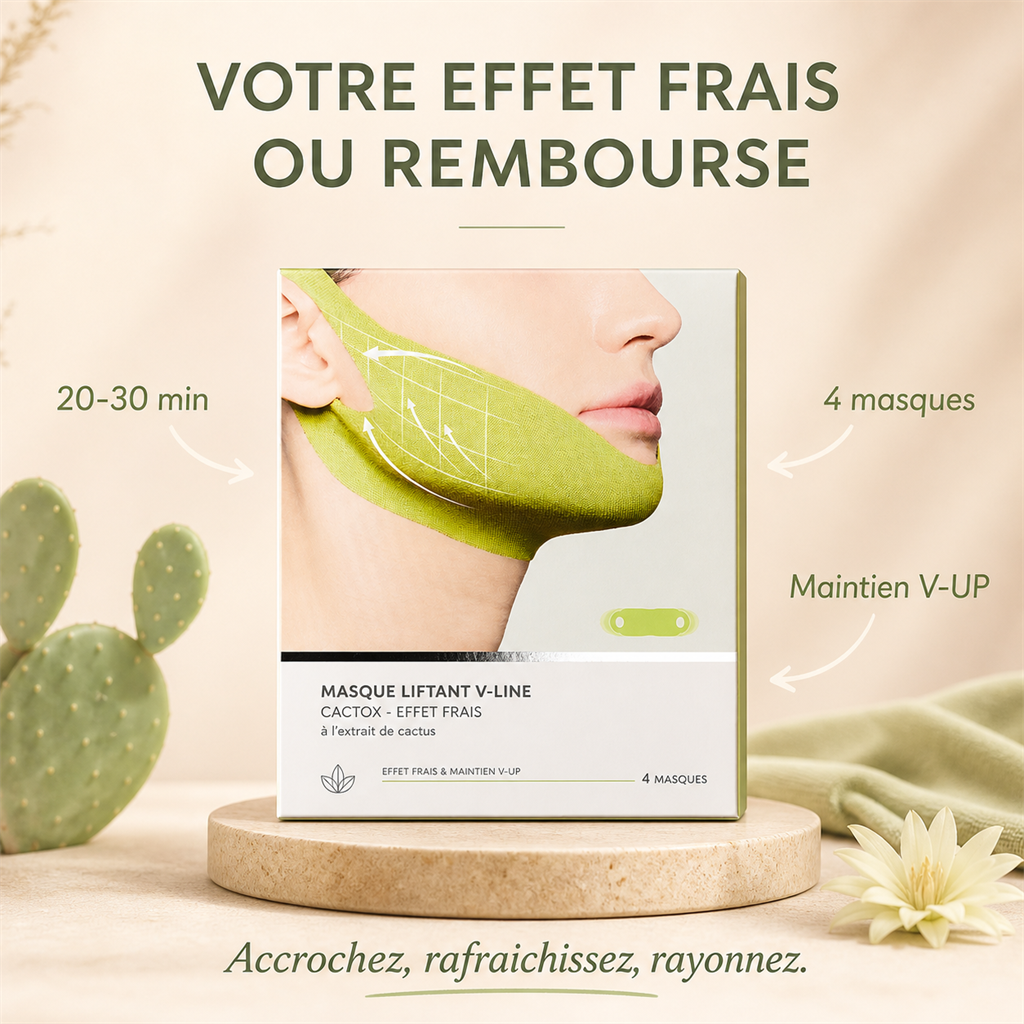Masque Liftant V-Line Cactox - Effet Frais