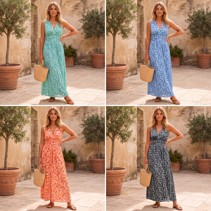 Rosalie - Robe Longue Sans Manche