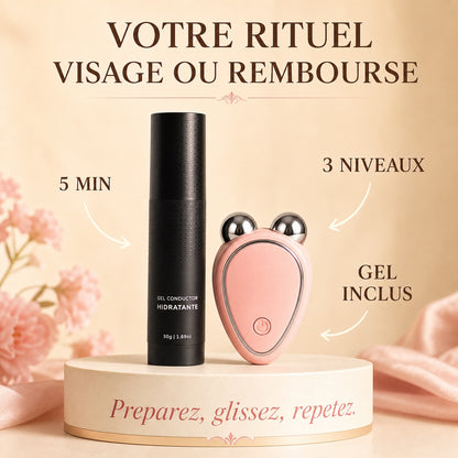 Appareil Lifting Visage Rose - Microcourant