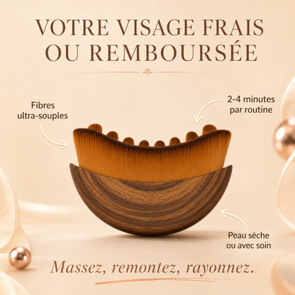 Brosse Drainante Visage - Massage Sculptant