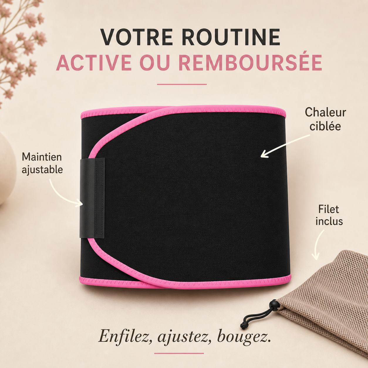 Ceinture de Sudation Taille Sculptée