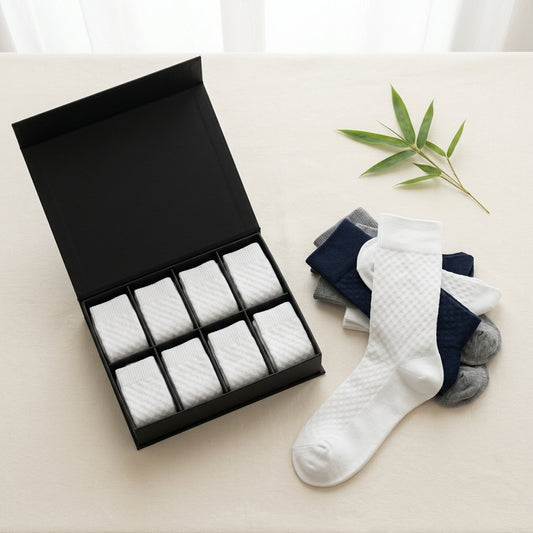 Chaussettes Bambou Premium - Pack 4 Paires