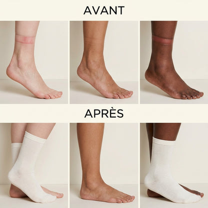 Chaussettes Bambou Premium - Pack 4 Paires