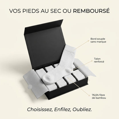 Chaussettes Bambou Premium - Pack 4 Paires