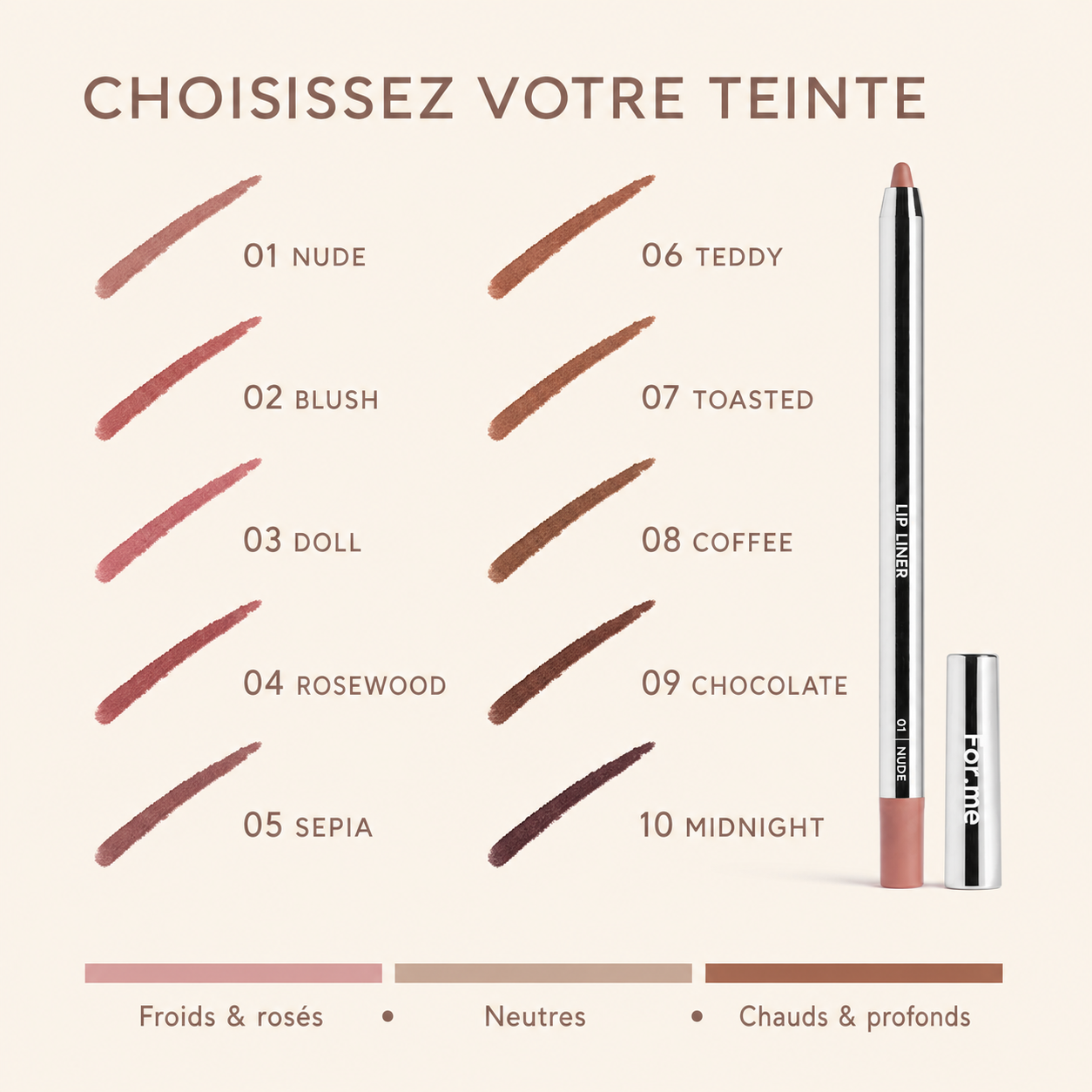 Veloura™ - Crayon Lèvres Velours Longue Tenue