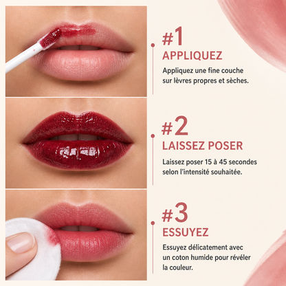 Encre Lèvres Peel-Off - Couleur 10h