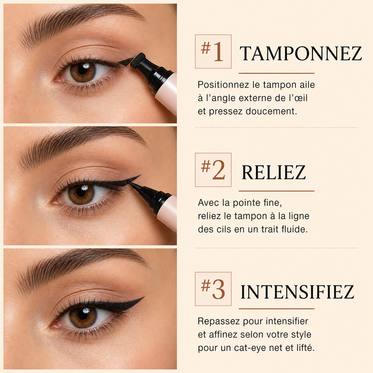 EyeStamp Duo - Eyeliner Tampon Rotatif