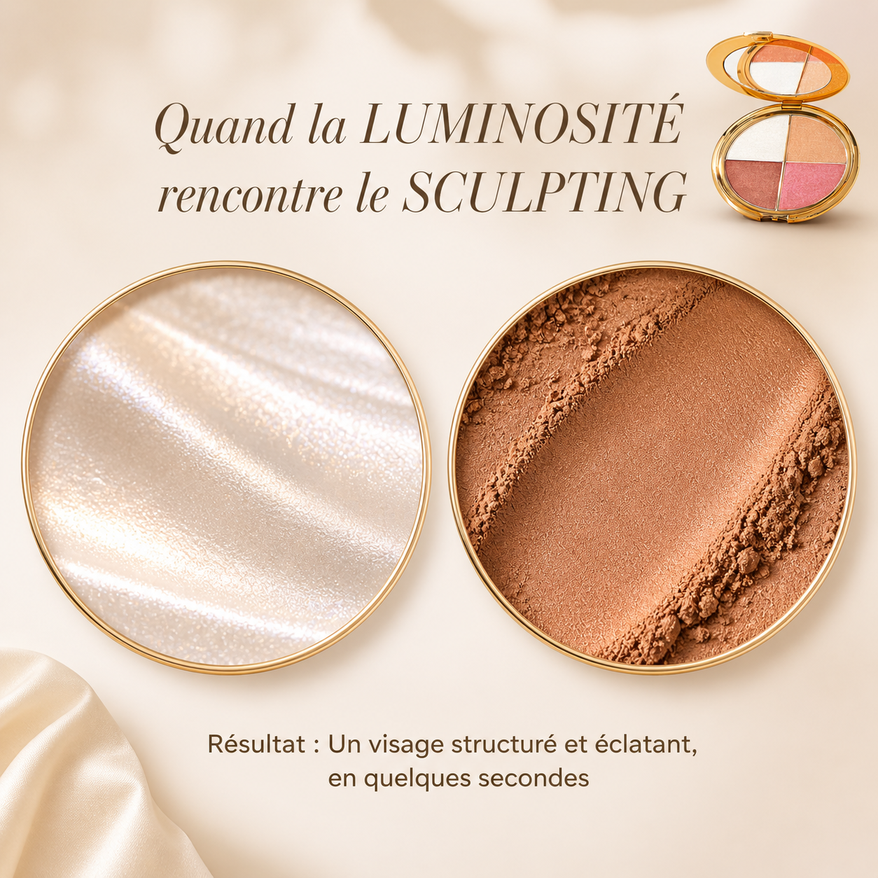 Glow Wardrobe - Palette Illuminatrice Teint & Yeux