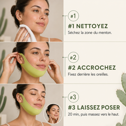 Masque Liftant V-Line Cactox - Effet Frais