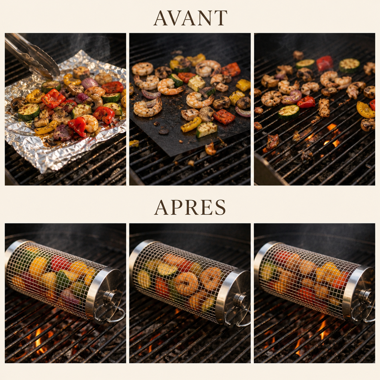 Panier Grill Rotatif