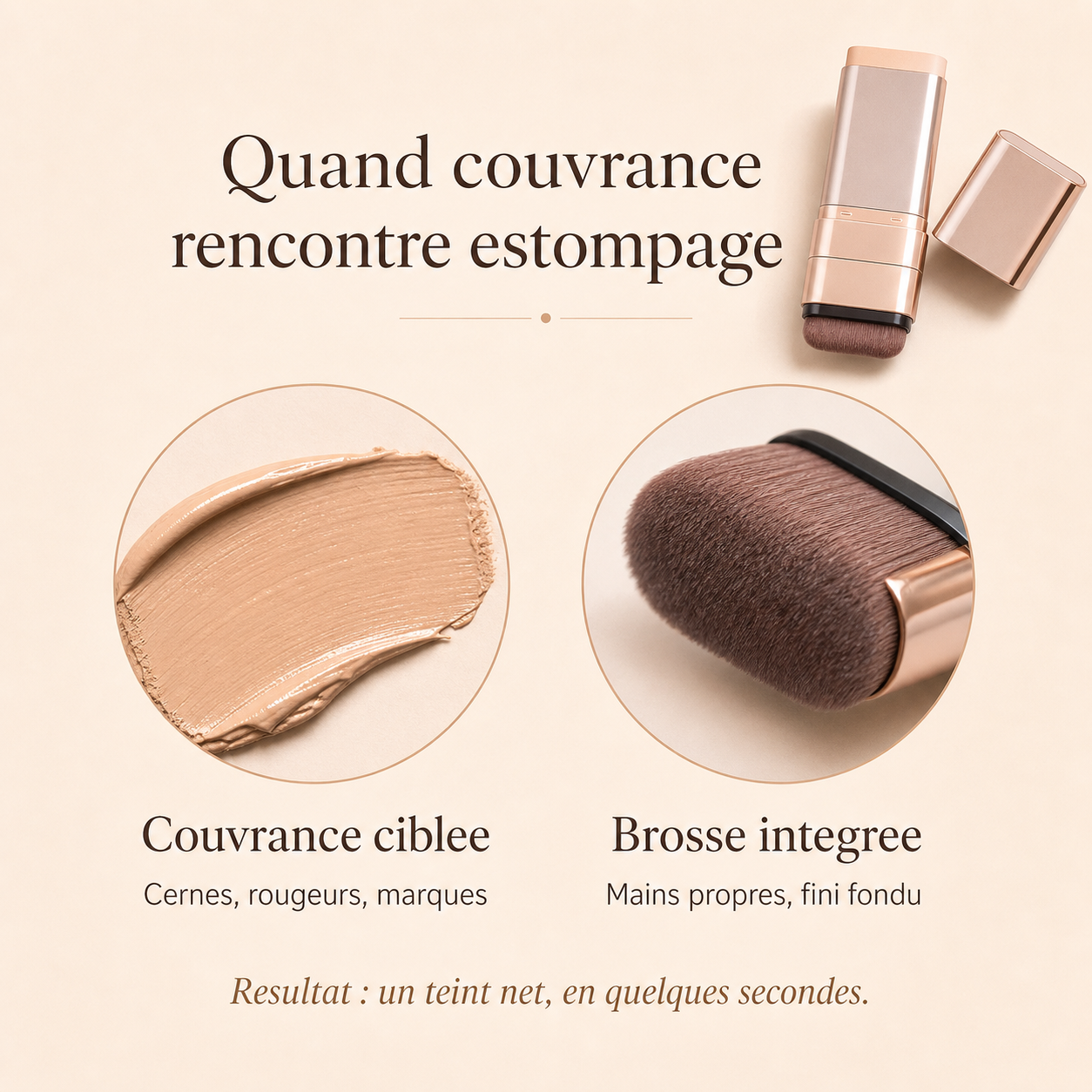 Stick Teint Correcteur 2-en-1