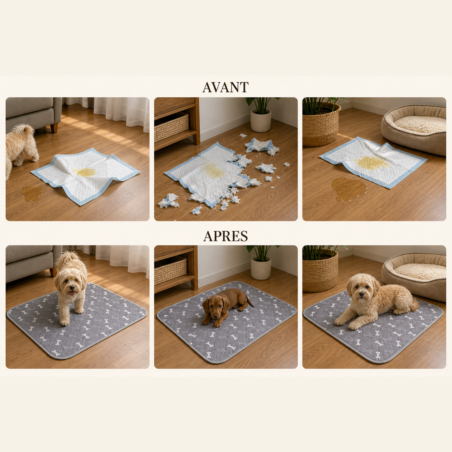 ProprePaws™ - Tapis d'Apprentissage Lavable